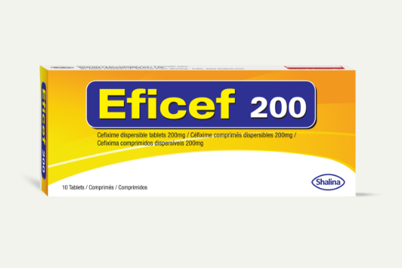 Eficef Dispersible Tabs 1x10T 200mg  - per carton x 45 boxes